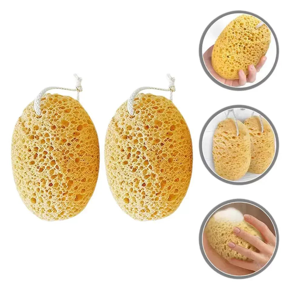 Natural Seaweed Bath Sponge – Honeycomb Texture for Gentle Exfoliation & Full Body Care