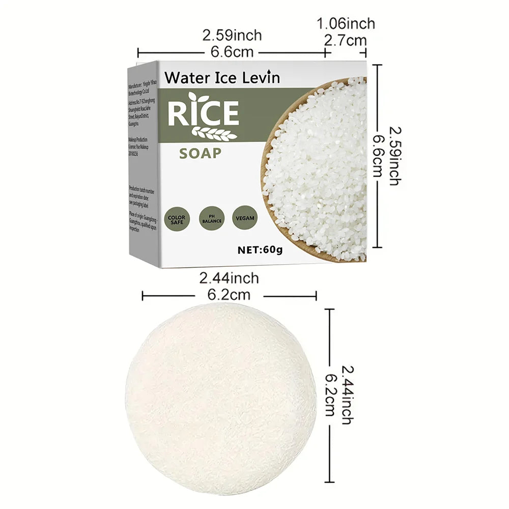 Handmade Rice & Collagen Soap – Gentle Cleanse, Natural Glow & Nourishing Care