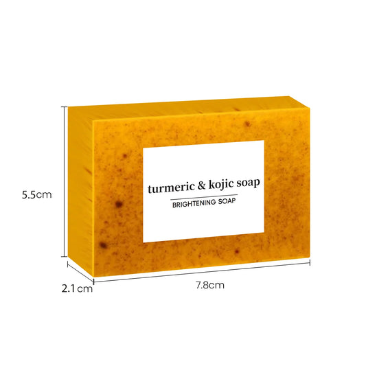 Handmade Turmeric, Lemon & Kojic Acid Soap – Brightening, Purifying & Refreshing Care