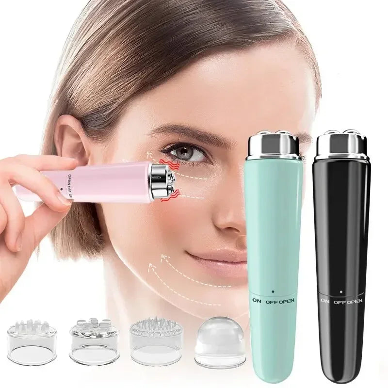Electric Eye Massager with Micro Vibration – Reduce Puffiness, Dark Circles & Eye Fatigue
